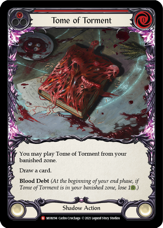 Tome of Torment [MON194] (Monarch)  1st Edition Normal | Card Merchant Takapuna