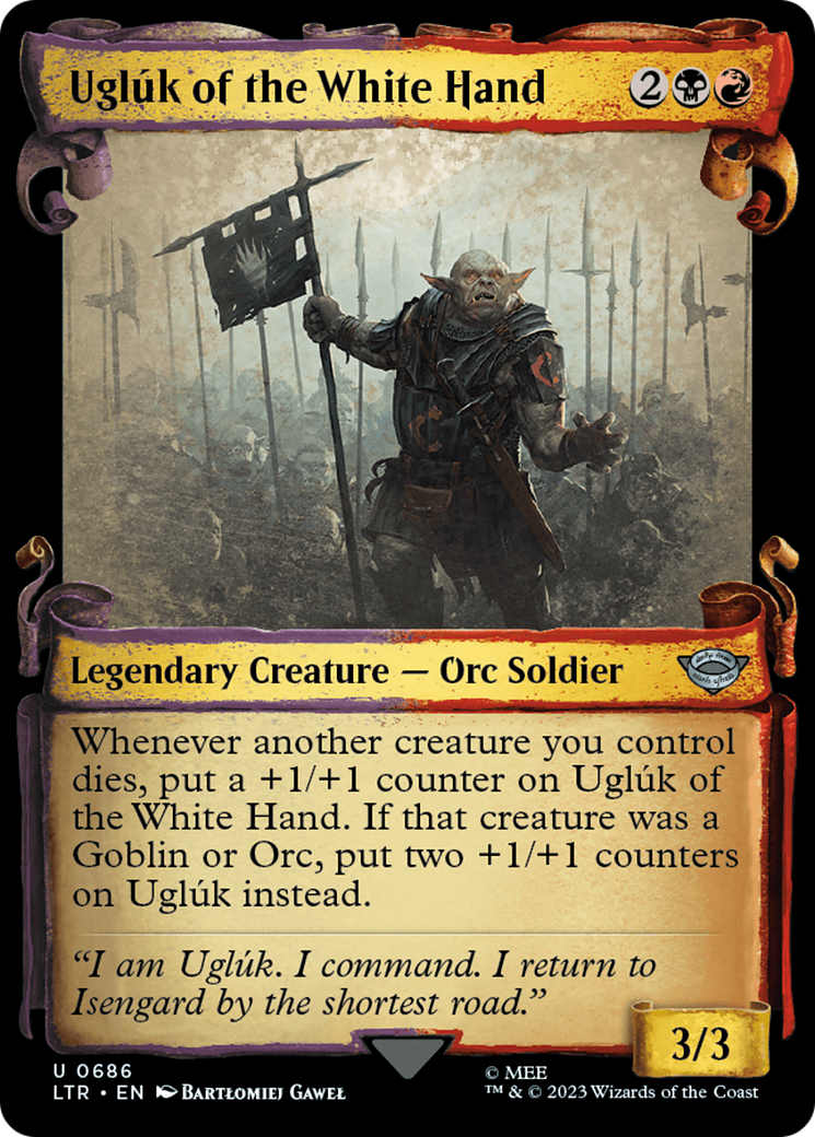 Ugluk of the White Hand [The Lord of the Rings: Tales of Middle-Earth Showcase Scrolls] | Card Merchant Takapuna