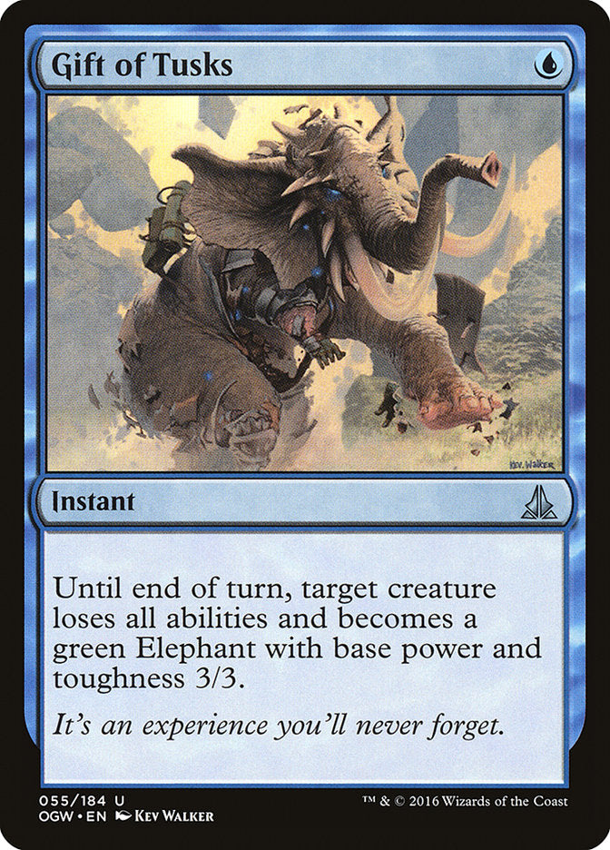 Gift of Tusks [Oath of the Gatewatch] | Card Merchant Takapuna