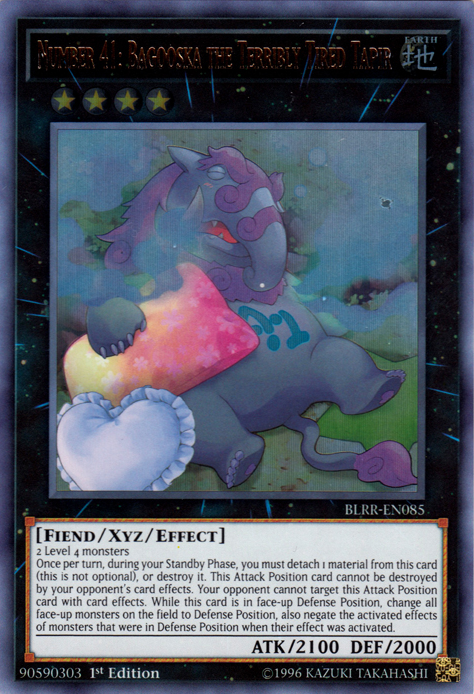 Number 41: Bagooska the Terribly Tired Tapir [BLRR-EN085] Ultra Rare | Card Merchant Takapuna