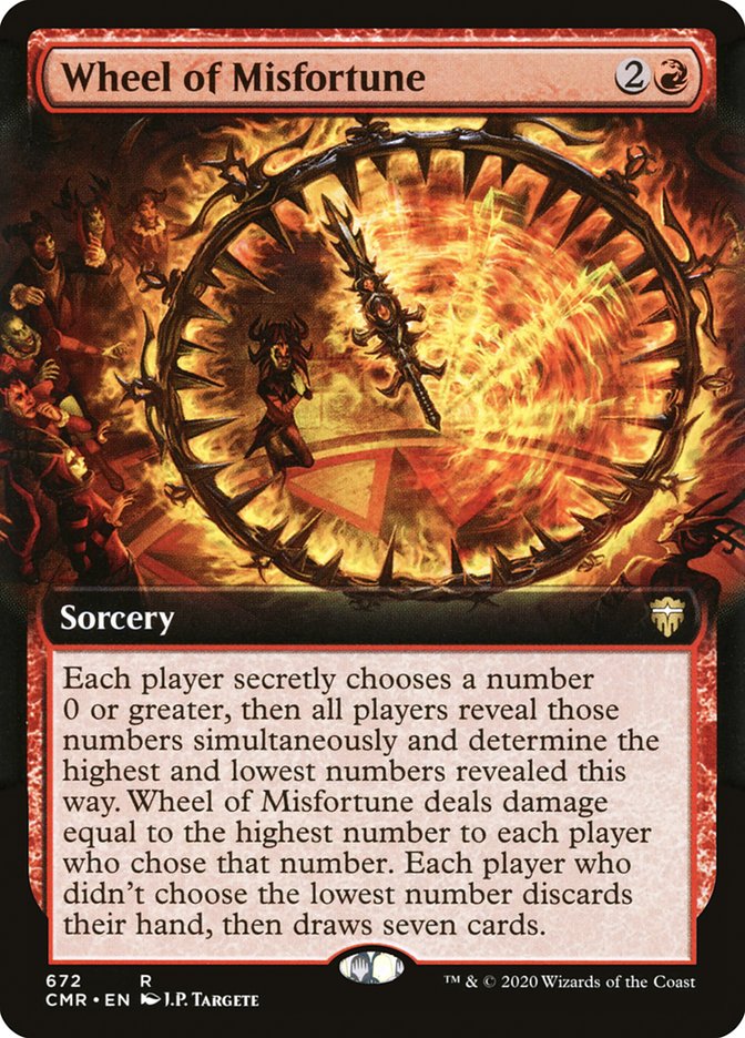 Wheel of Misfortune (Extended Art) [Commander Legends] | Card Merchant Takapuna