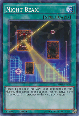 Night Beam [BP03-EN176] Shatterfoil Rare | Card Merchant Takapuna