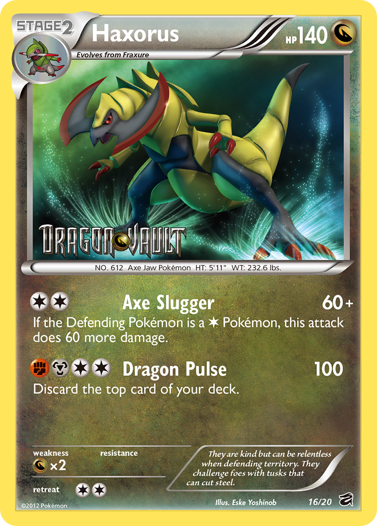 Haxorus (16/20) [Black & White: Dragon Vault] | Card Merchant Takapuna