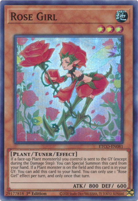 Rose Girl [ETCO-EN081] Super Rare | Card Merchant Takapuna