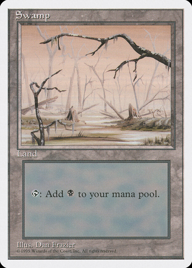 Swamp (Orange Sky) [Fourth Edition] | Card Merchant Takapuna