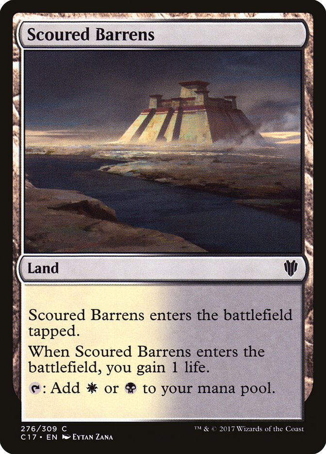 Scoured Barrens [Commander 2017] | Card Merchant Takapuna