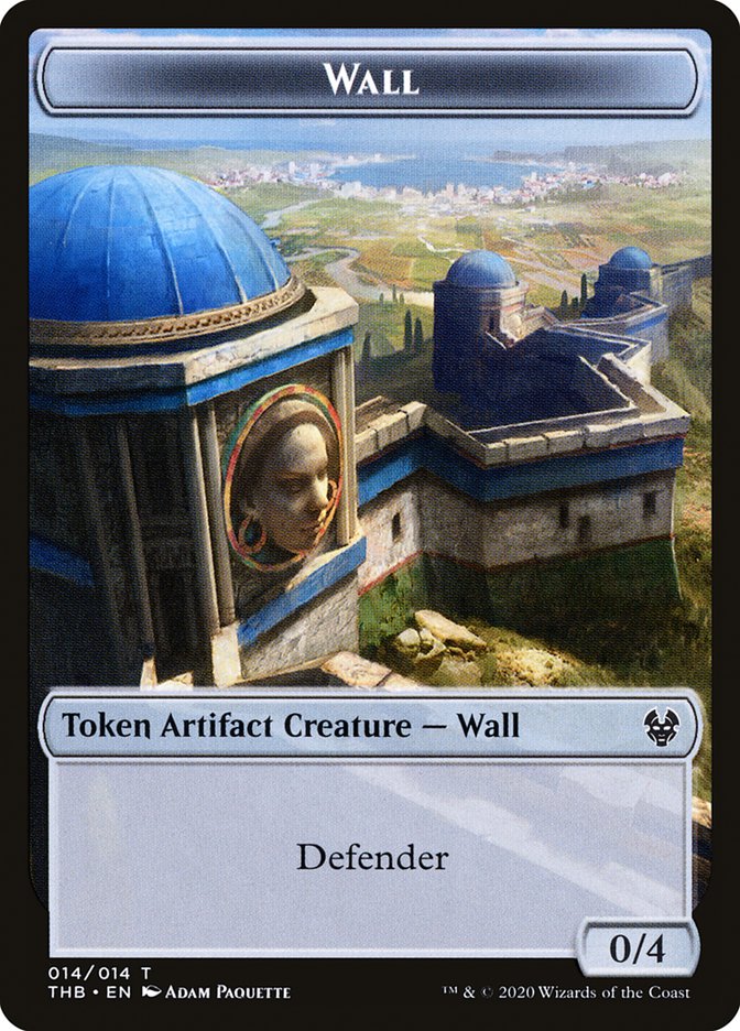 Wall Token [Theros Beyond Death Tokens] | Card Merchant Takapuna