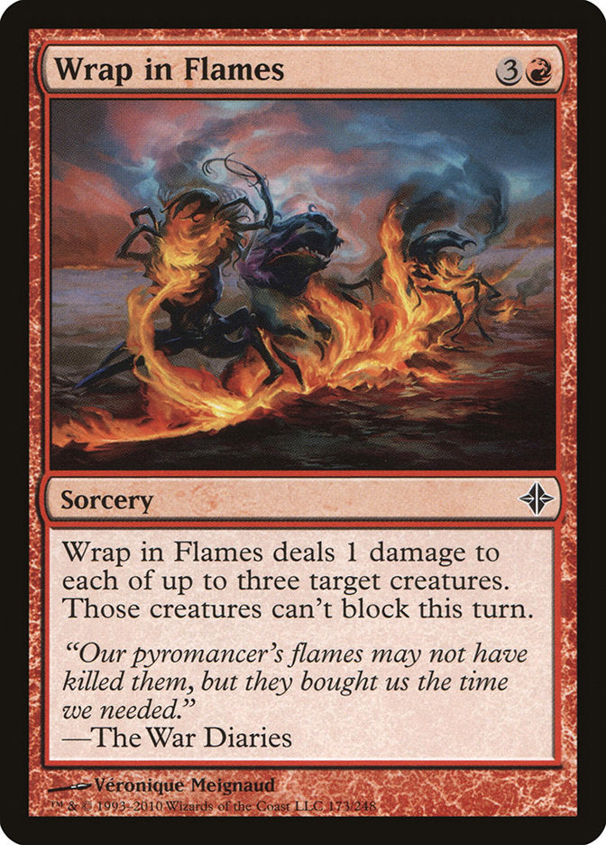 Wrap in Flames [Rise of the Eldrazi] | Card Merchant Takapuna