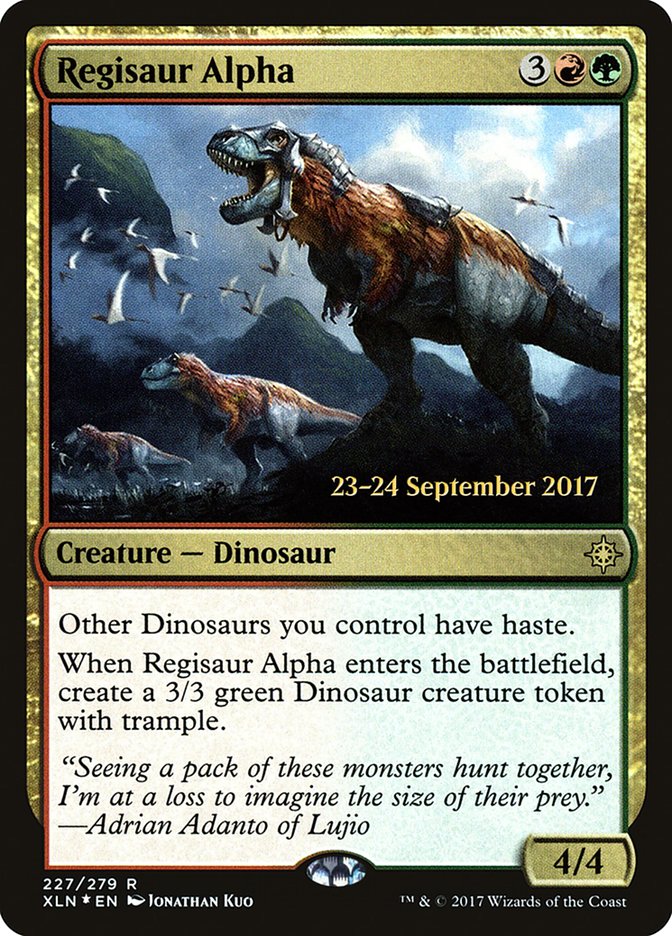 Regisaur Alpha [Ixalan Prerelease Promos] | Card Merchant Takapuna