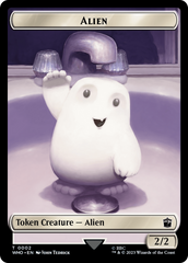 Copy // Alien Double-Sided Token [Doctor Who Tokens] | Card Merchant Takapuna