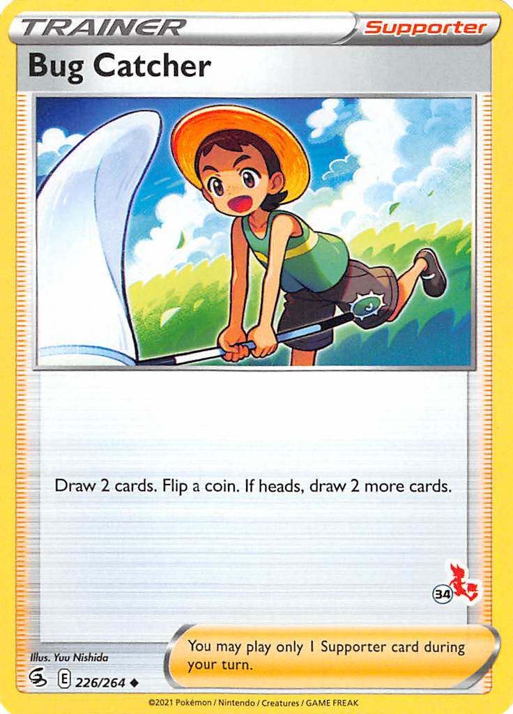 Bug Catcher (226/264) (Cinderace Stamp #34) [Battle Academy 2022] | Card Merchant Takapuna