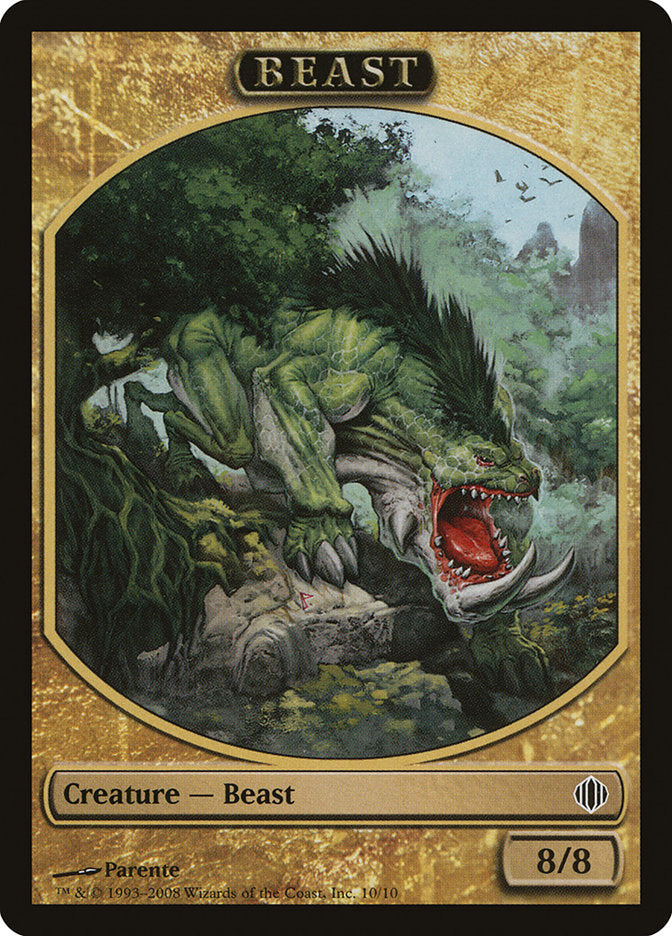 Beast Token [Shards of Alara Tokens] | Card Merchant Takapuna