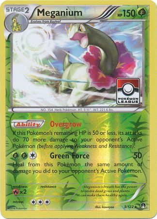 Meganium (3/122) (League Promo) [XY: BREAKpoint] | Card Merchant Takapuna