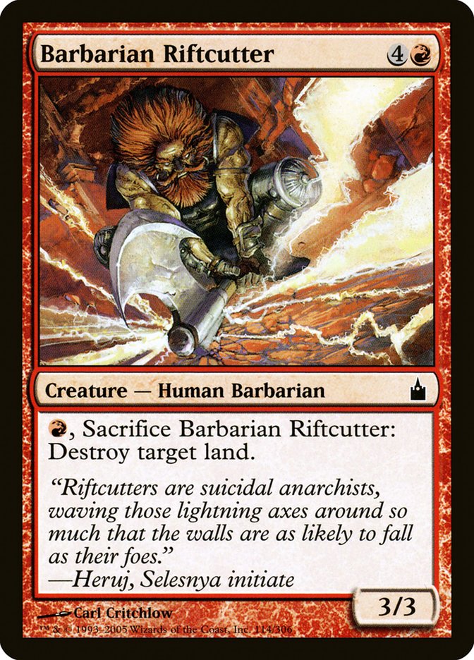 Barbarian Riftcutter [Ravnica: City of Guilds] | Card Merchant Takapuna