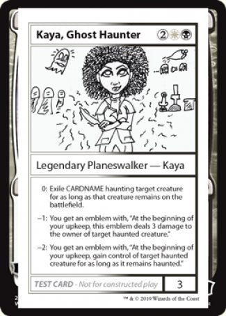 Kaya, Ghost Haunter (2021 Edition) [Mystery Booster Playtest Cards] | Card Merchant Takapuna