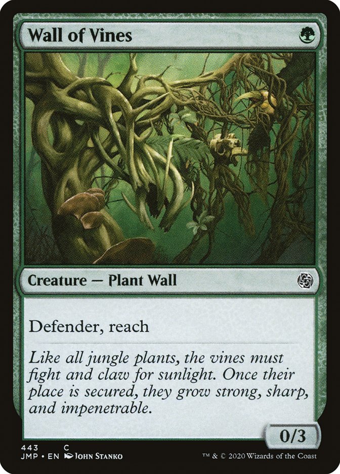 Wall of Vines [Jumpstart] | Card Merchant Takapuna