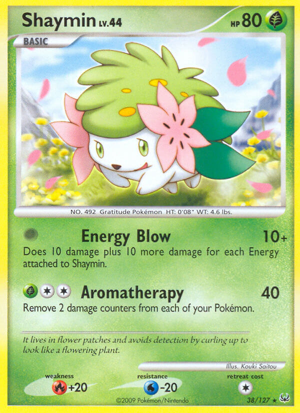 Shaymin (38/127) (Theme Deck Exclusive) [Platinum: Base Set] | Card Merchant Takapuna