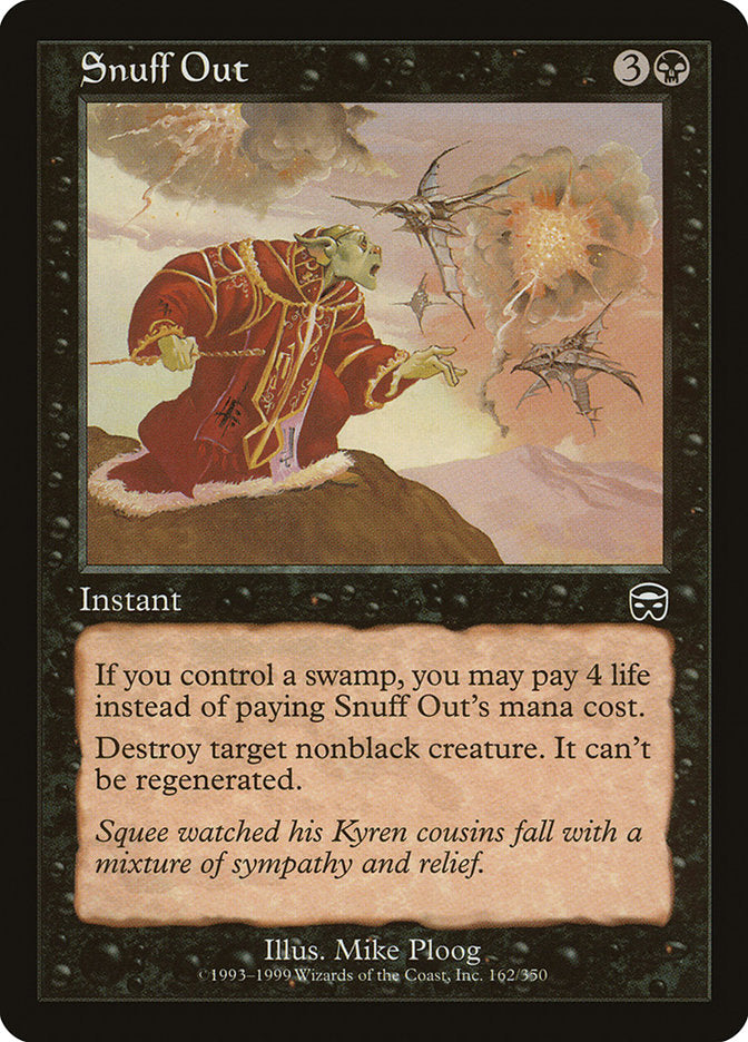 Snuff Out [Mercadian Masques] | Card Merchant Takapuna