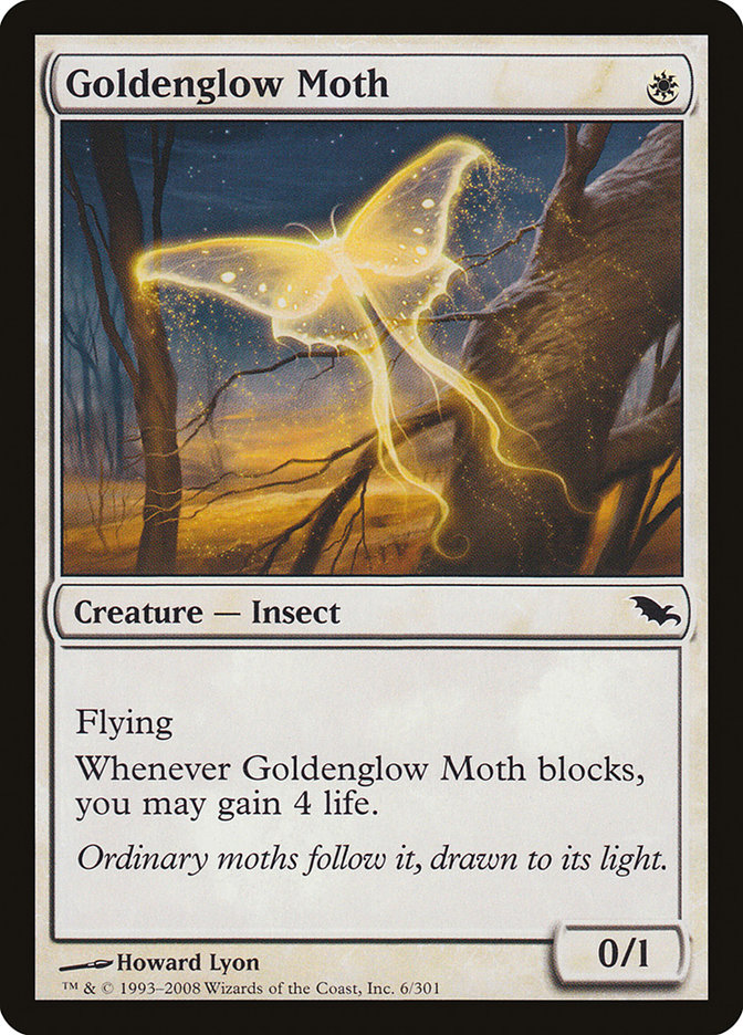 Goldenglow Moth [Shadowmoor] | Card Merchant Takapuna