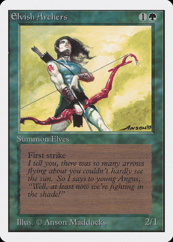 Elvish Archers [Unlimited Edition] | Card Merchant Takapuna