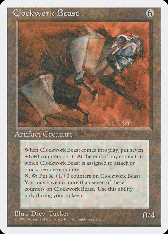 Clockwork Beast [Fourth Edition] | Card Merchant Takapuna