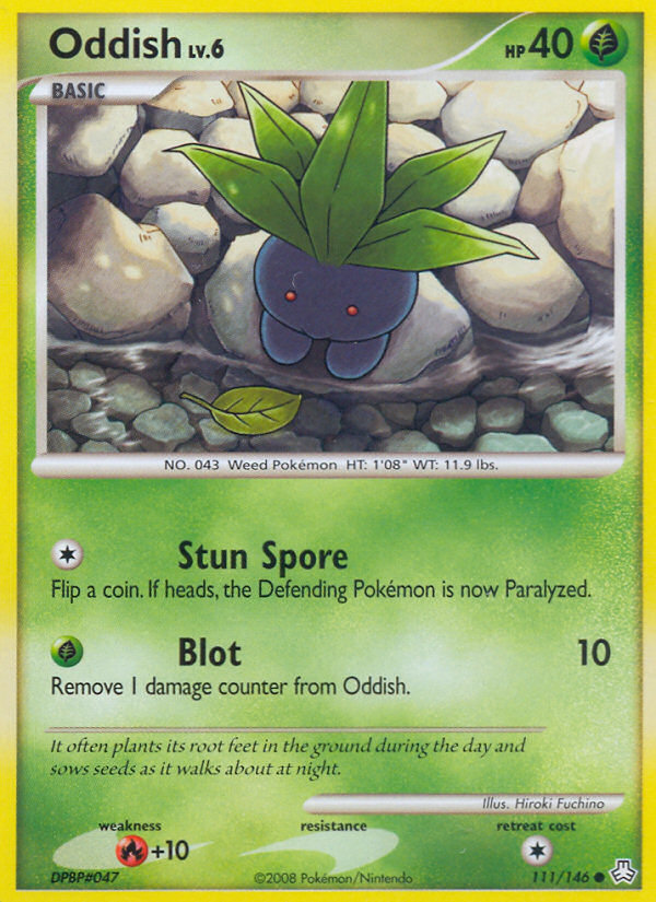 Oddish (111/146) [Diamond & Pearl: Legends Awakened] | Card Merchant Takapuna