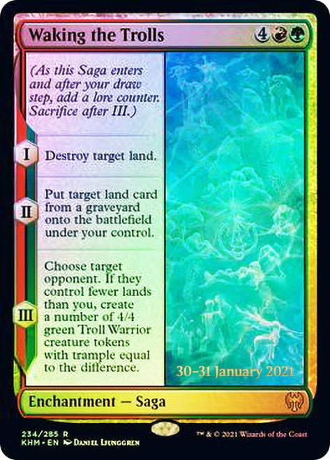 Waking the Trolls [Kaldheim Prerelease Promos] | Card Merchant Takapuna