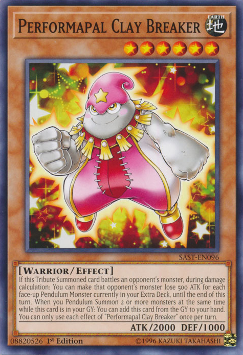 Performapal Clay Breaker [SAST-EN096] Common | Card Merchant Takapuna