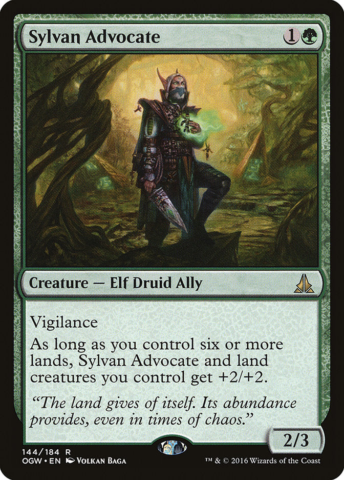 Sylvan Advocate [Oath of the Gatewatch] | Card Merchant Takapuna