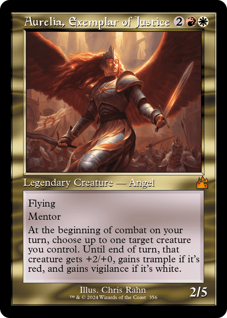 Aurelia, Exemplar of Justice (Retro) [Ravnica Remastered] | Card Merchant Takapuna