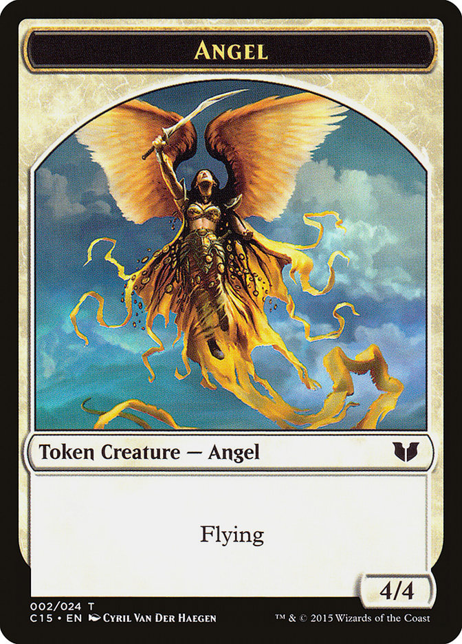 Angel // Knight (005) Double-Sided Token [Commander 2015 Tokens] | Card Merchant Takapuna