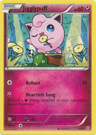 Jigglypuff (25/30) [XY: Trainer Kit 1 - Wigglytuff] | Card Merchant Takapuna