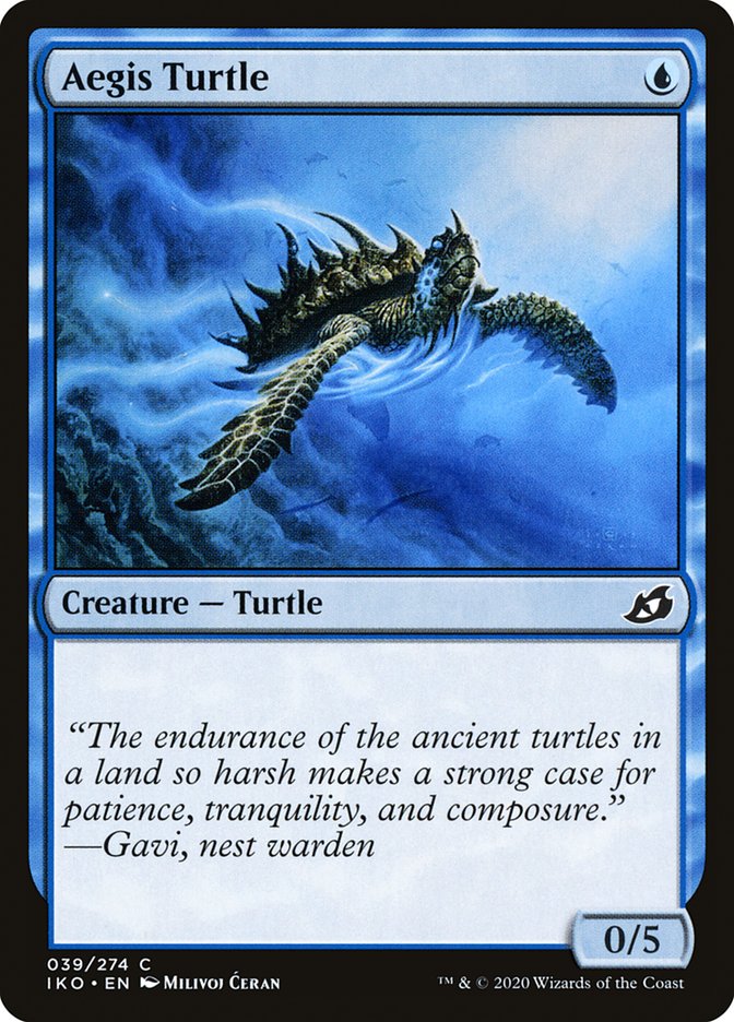 Aegis Turtle [Ikoria: Lair of Behemoths] | Card Merchant Takapuna