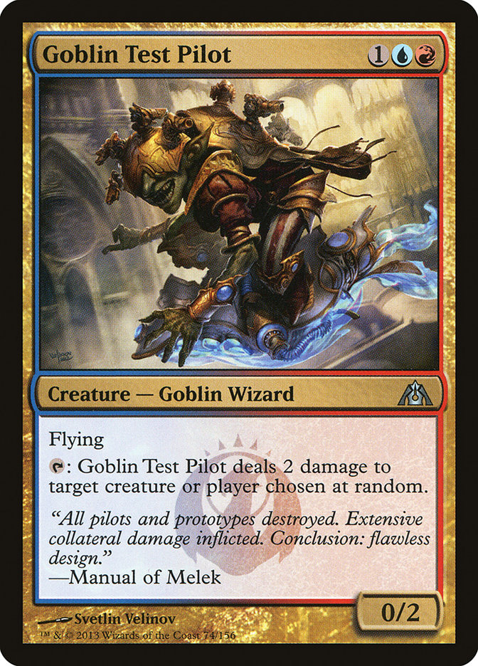 Goblin Test Pilot [Dragon's Maze] | Card Merchant Takapuna