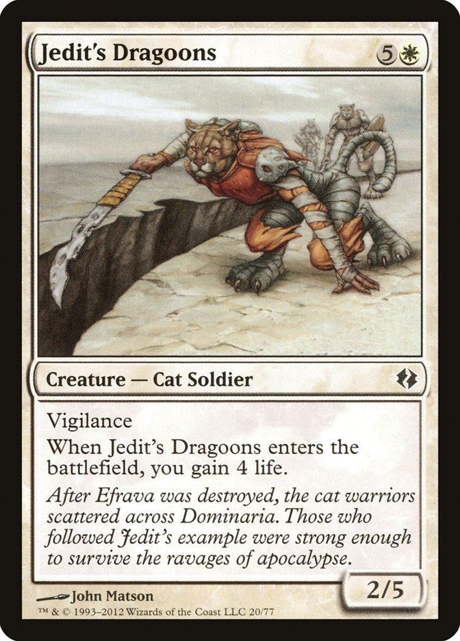 Jedit's Dragoons [Duel Decks: Venser vs. Koth] | Card Merchant Takapuna