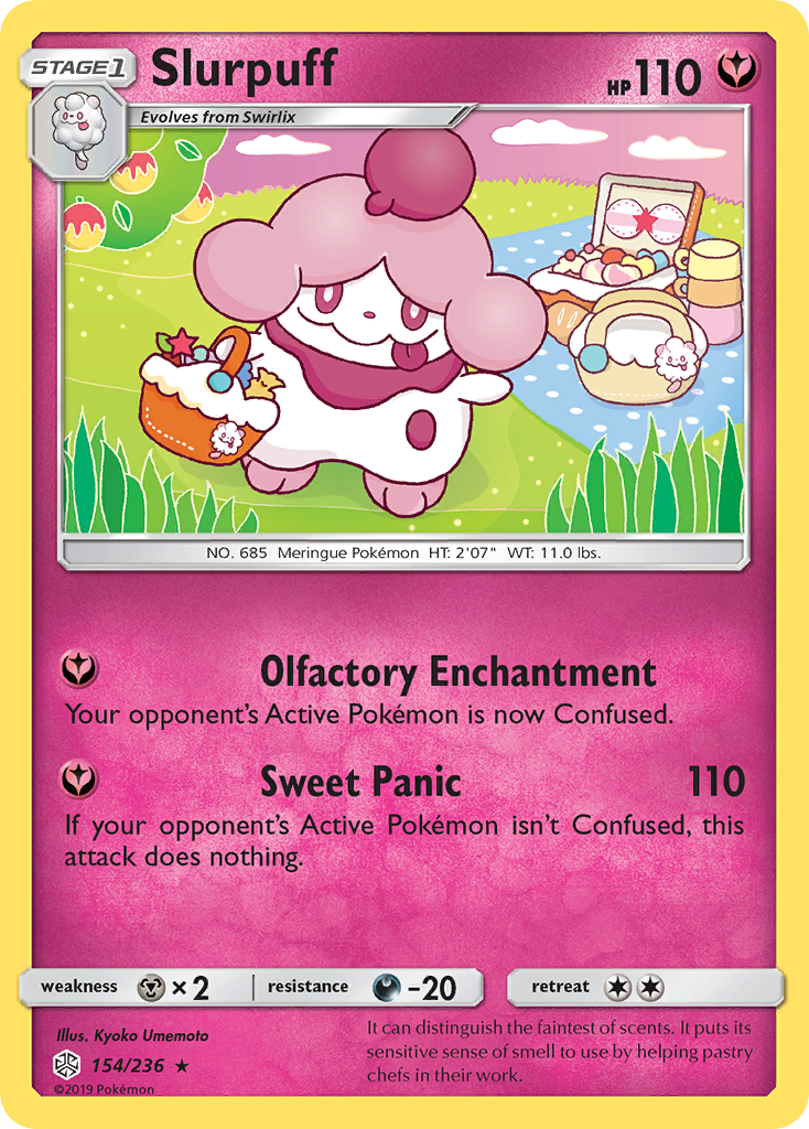 Slurpuff (154/236) [Sun & Moon: Cosmic Eclipse] | Card Merchant Takapuna