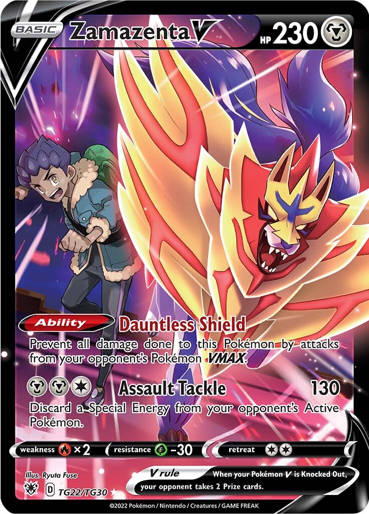 Zamazenta V (TG22/TG30) [Sword & Shield: Astral Radiance] | Card Merchant Takapuna