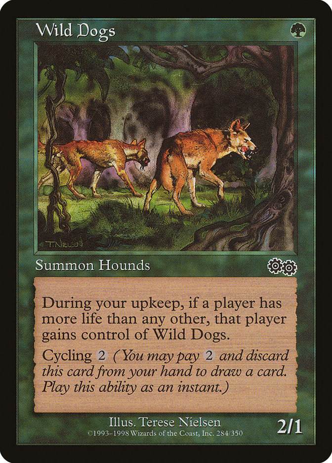 Wild Dogs [Urza's Saga] | Card Merchant Takapuna