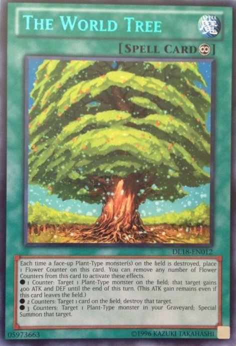 The World Tree (Green) [DL18-EN012] Rare | Card Merchant Takapuna