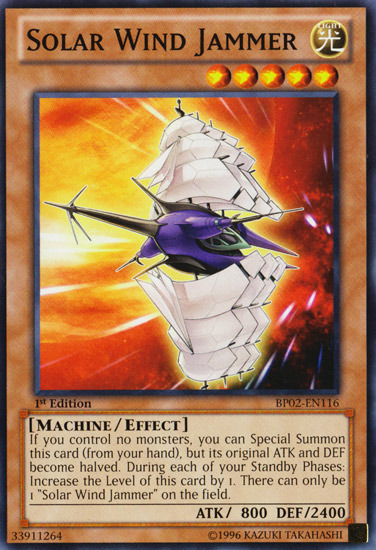 Solar Wind Jammer [BP02-EN116] Mosaic Rare | Card Merchant Takapuna