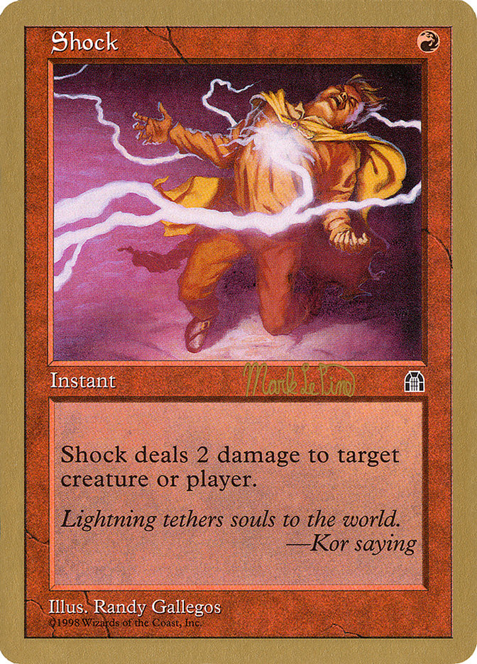 Shock (Mark Le Pine) [World Championship Decks 1999] | Card Merchant Takapuna