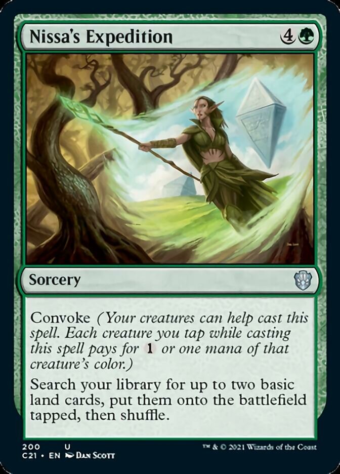 Nissa's Expedition [Commander 2021] | Card Merchant Takapuna