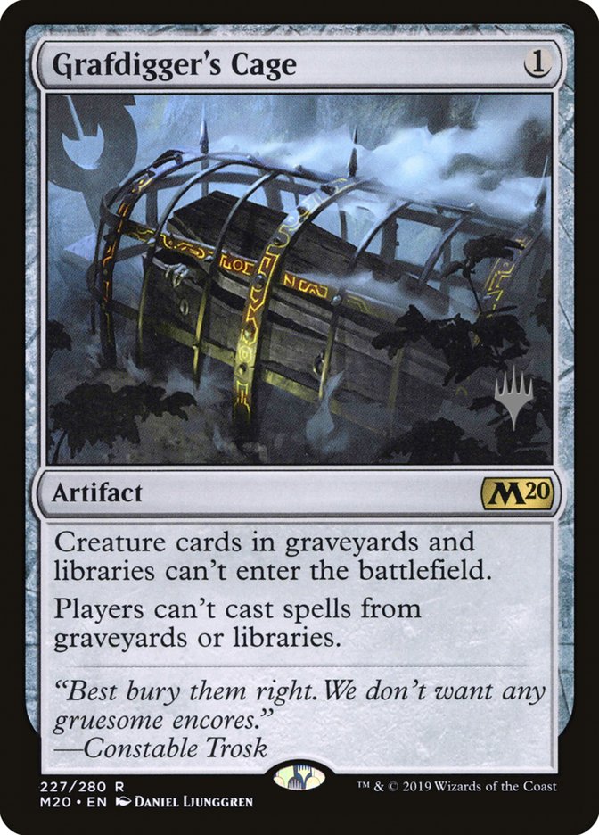 Grafdigger's Cage (Promo Pack) [Core Set 2020 Promos] | Card Merchant Takapuna