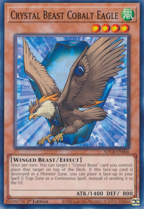 Crystal Beast Cobalt Eagle [SDCB-EN006] Common | Card Merchant Takapuna