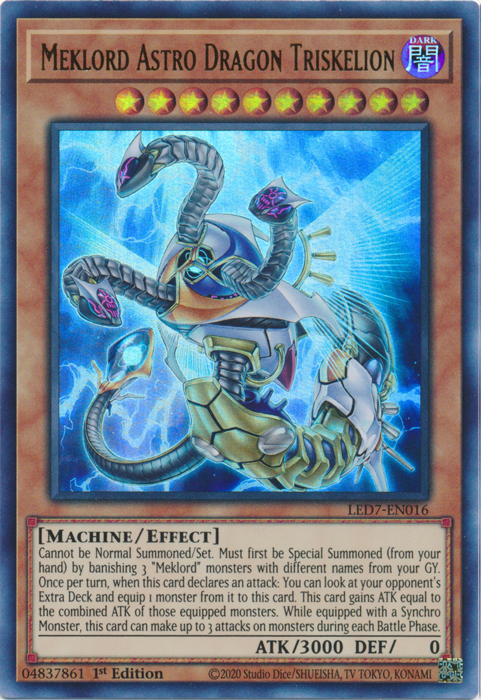 Meklord Astro Dragon Triskelion [LED7-EN016] Ultra Rare | Card Merchant Takapuna