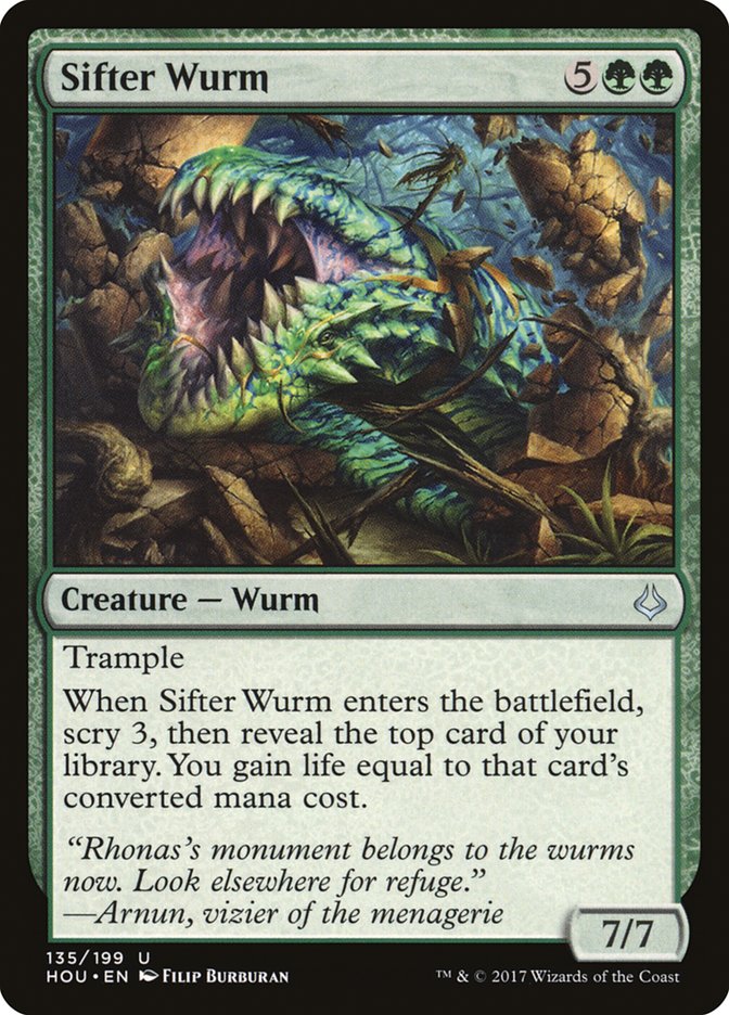 Sifter Wurm [Hour of Devastation] | Card Merchant Takapuna