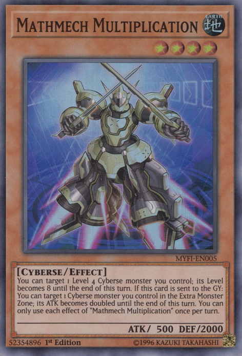 Mathmech Multiplication [MYFI-EN005] Super Rare | Card Merchant Takapuna