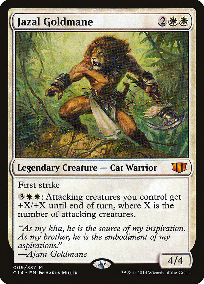 Jazal Goldmane [Commander 2014] | Card Merchant Takapuna