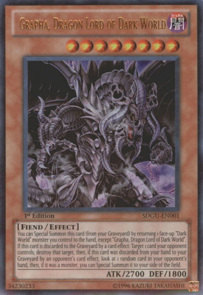 Grapha, Dragon Lord of Dark World [SDGU-EN001] Ultra Rare | Card Merchant Takapuna