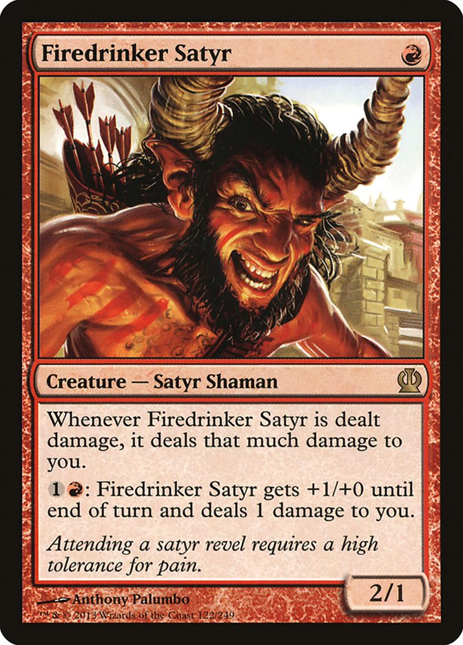 Firedrinker Satyr [Theros] | Card Merchant Takapuna